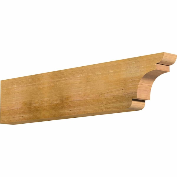 Ekena Millwork New Brighton Rough Sawn Rafter Tail, Western Red Cedar, 4"W x 10"H x 48"L RFT04X10X48NEB00RWR - main